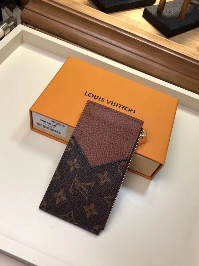 Louis Vuitton Outlet Monogram Canvas COIN CARD HOLDER M62914