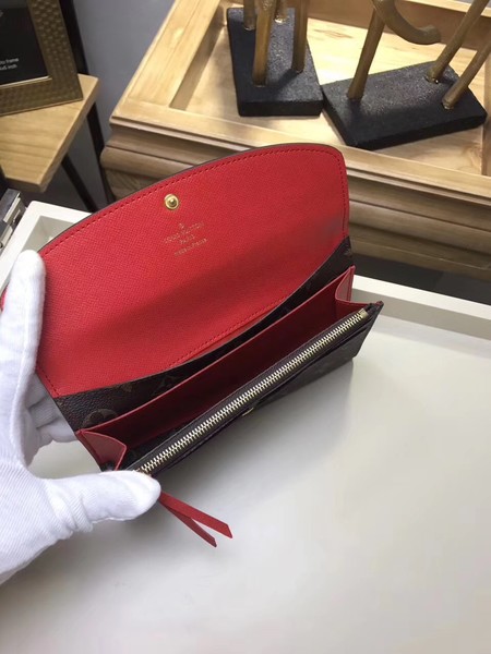 Louis Vuitton Outlet Monogram Canvas wallet M61289 red