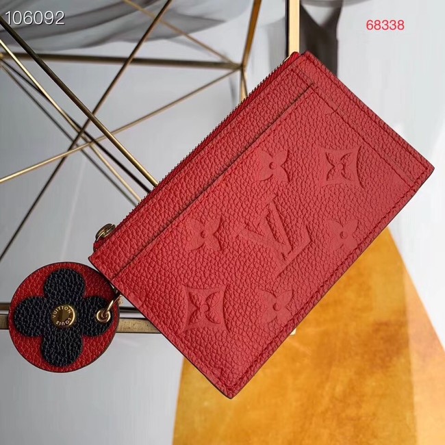 Louis Vuitton Outlet ZIPPED CARD HOLDER M68338 red