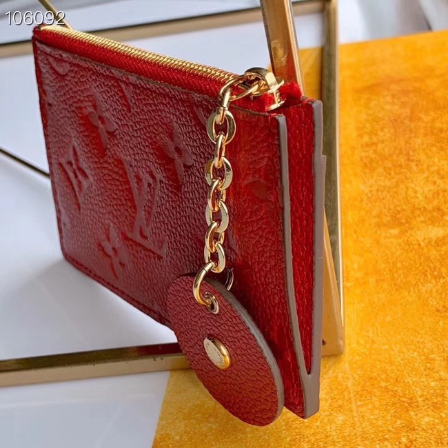 Louis Vuitton Outlet ZIPPED CARD HOLDER M68338 red