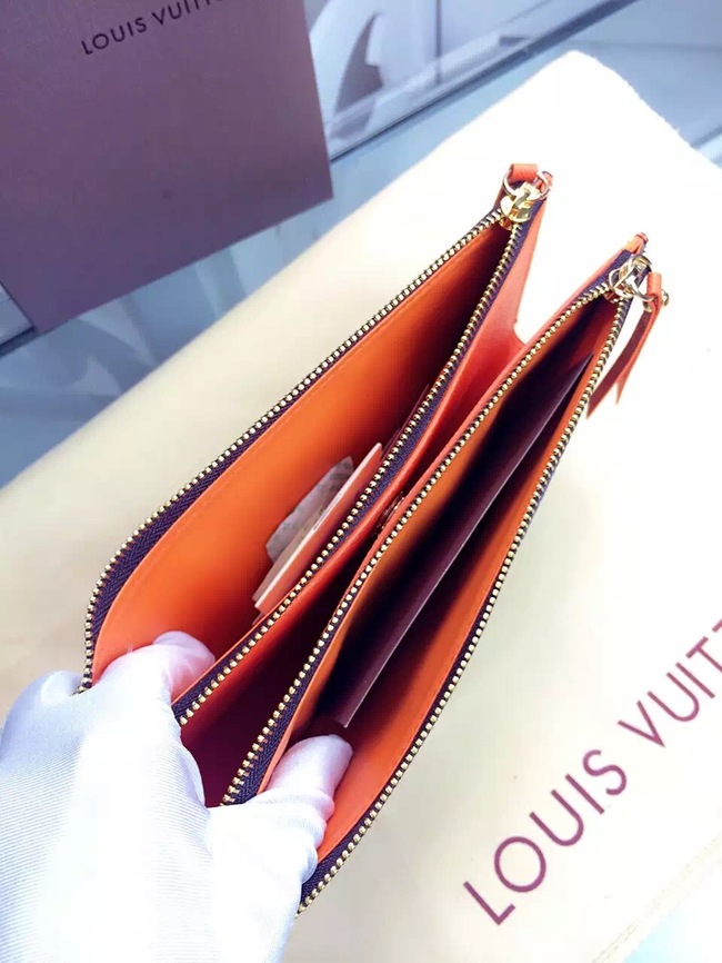 Louis Vuitton Outlet Monogram Canvas Wallet M61287 Orange