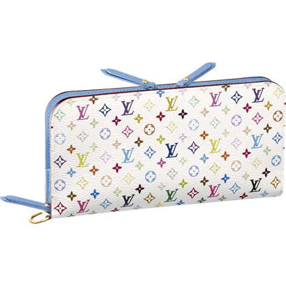 Louis Vuitton Outlet M93749 Monogram Multicolore Portefeuille Insolite Raisin