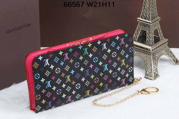 2014 Louis Vuitton Outlet 66567 black&rose red