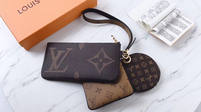 Louis Vuitton Outlet Monogram Canvas Original Wallet M64480