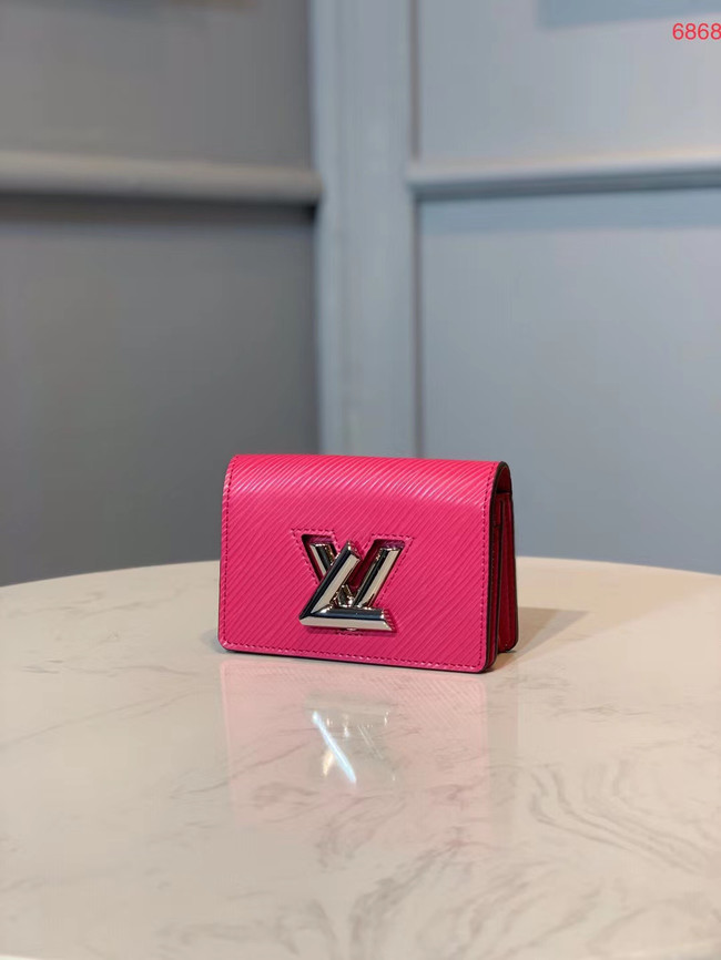 Louis Vuitton Outlet original TWIST MULTICARTES card holder M68681 rose