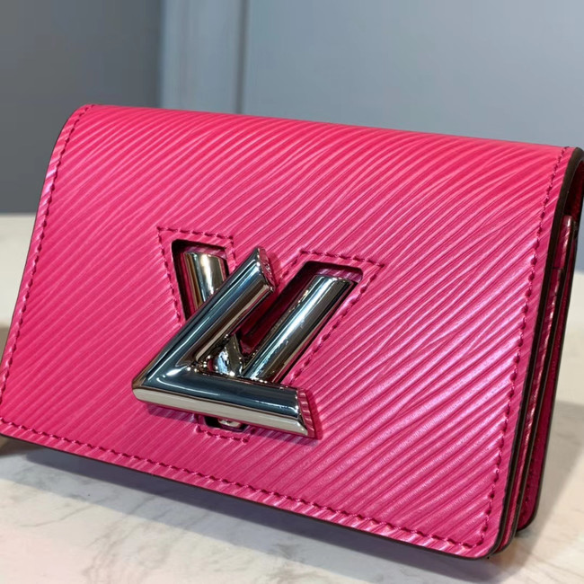 Louis Vuitton Outlet original TWIST MULTICARTES card holder M68681 rose