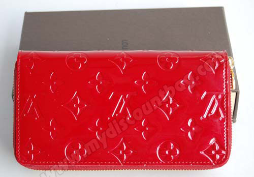 Louis Vuitton Outlet Wallet M61723 Monogram Canvas Zippy red