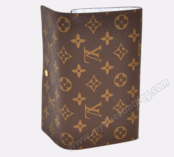 Louis Vuitton Outlet handbag monogram canvas sarah wallet fleuri m60233 (violet)