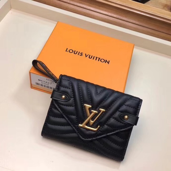 Louis Vuitton Outlet NEW WAVE COMPACT WALLET M63427 black