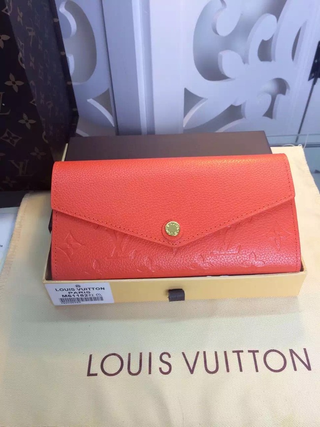 Louis Vuitton Outlet Monogram Empreinte Wallet M61182 Orange