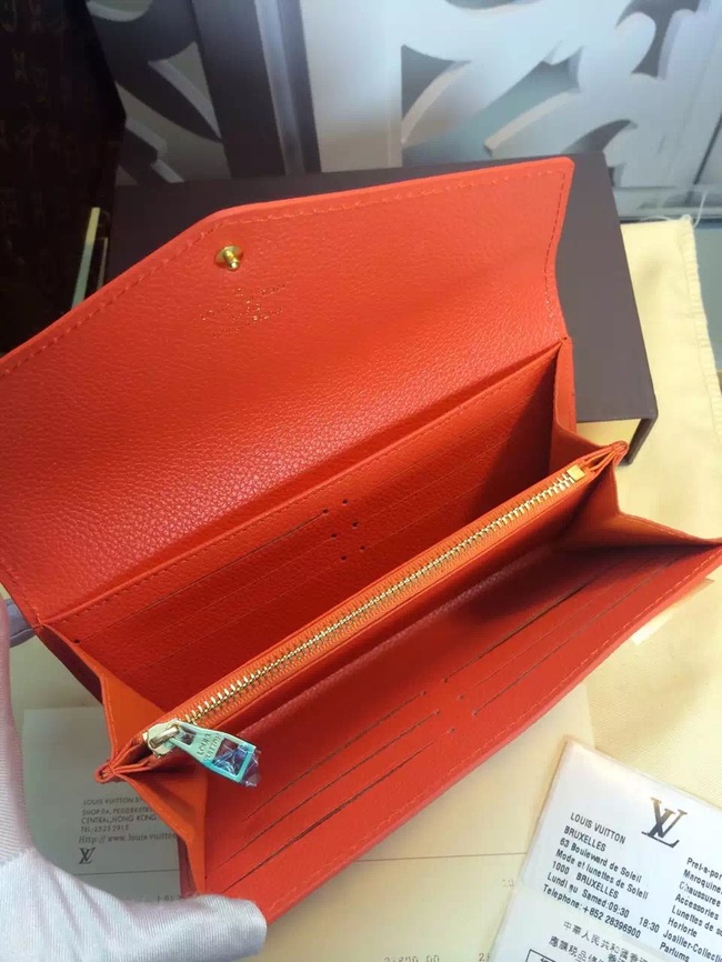 Louis Vuitton Outlet Monogram Empreinte Wallet M61182 Orange