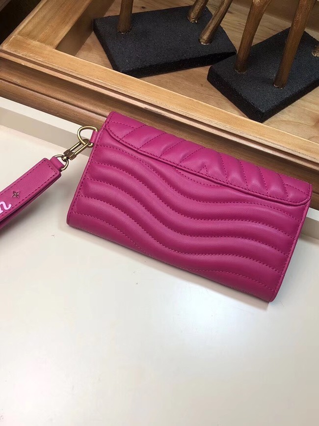 Louis Vuitton Outlet NEW WAVE LONG WALLET M63298 Peach red