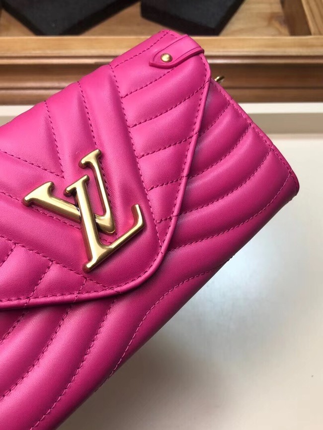 Louis Vuitton Outlet NEW WAVE LONG WALLET M63298 Peach red