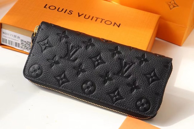 Louis Vuitton Outlet Original Monogram Empreinte Wallet M60171 black