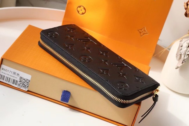 Louis Vuitton Outlet Original Monogram Empreinte Wallet M60171 black