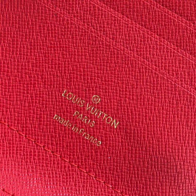 Louis Vuitton Outlet Monogram Canvas Card Holder M66533 red