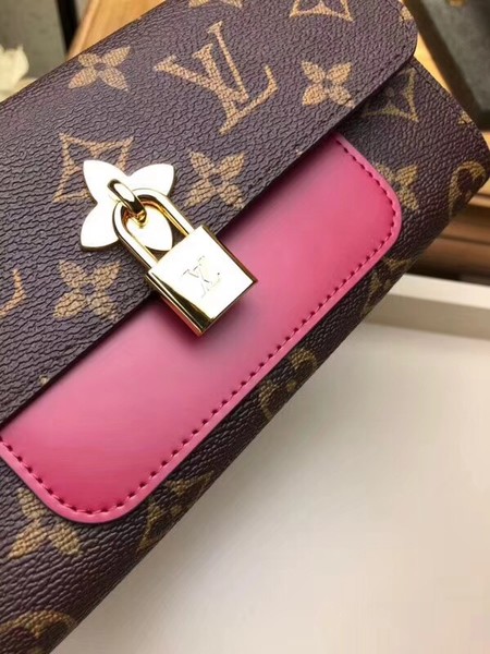 Louis Vuitton Outlet FLOWE Monogram Canvas Wallet 62566 rose