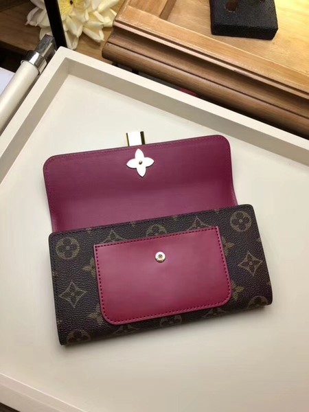 Louis Vuitton Outlet FLOWE Monogram Canvas Wallet 62566 rose