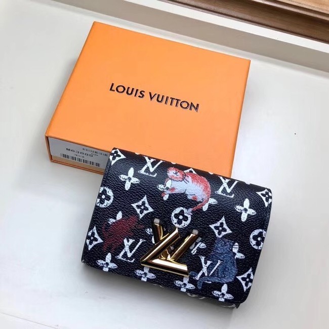 Louis Vuitton Outlet Twist Compact Wallet Black M63889