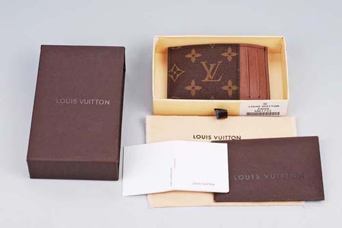 Louis Vuitton Outlet M25698 Wholessale Porte Cartes Simple Wallet Brown