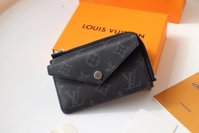 Louis Vuitton Outlet original Monogram Eclipse CARD HOLDER M60167 black