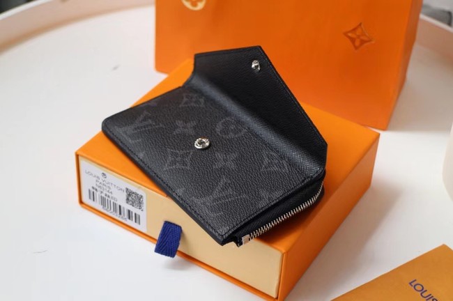 Louis Vuitton Outlet original Monogram Eclipse CARD HOLDER M60167 black