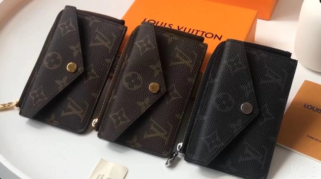 Louis Vuitton Outlet original Monogram Eclipse CARD HOLDER M60167 black