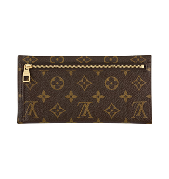 Louis Vuitton Outlet Monogram Canvas Long Wallet Origami M40487