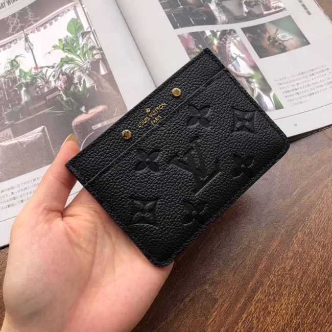 Louis Vuitton Outlet original CARD HOLDER M69171 black