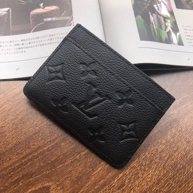 Louis Vuitton Outlet original CARD HOLDER M69171 black