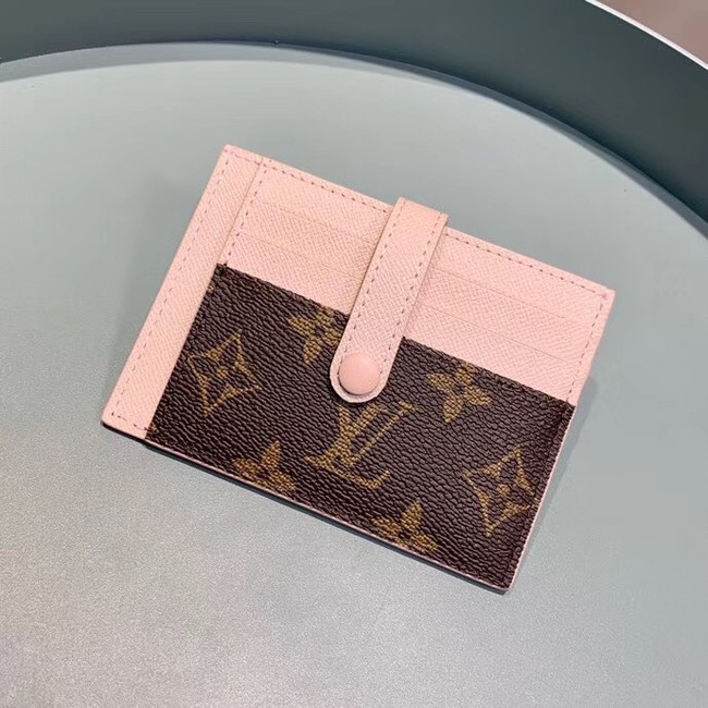 Louis Vuitton Outlet Monogram Canvas Card Holder M61730 Pink