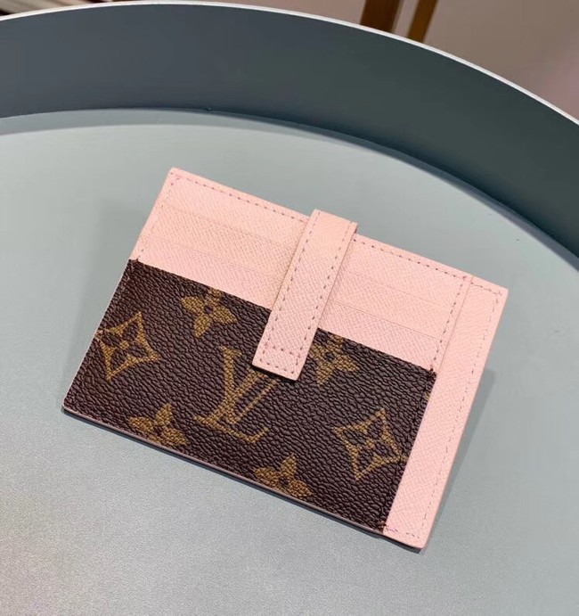 Louis Vuitton Outlet Monogram Canvas Card Holder M61730 Pink