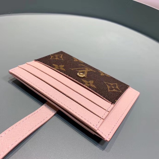 Louis Vuitton Outlet Monogram Canvas Card Holder M61730 Pink