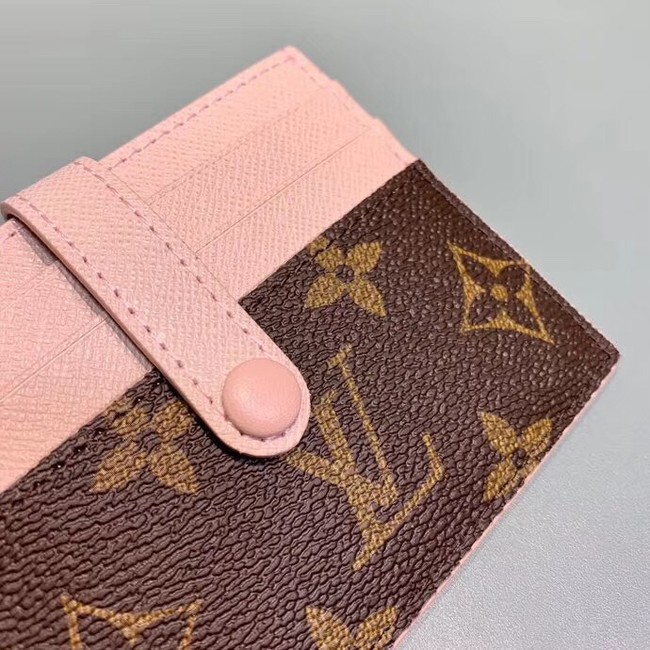 Louis Vuitton Outlet Monogram Canvas Card Holder M61730 Pink