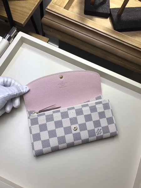 Louis Vuitton Outlet Damier Azur wallet M61625 pink