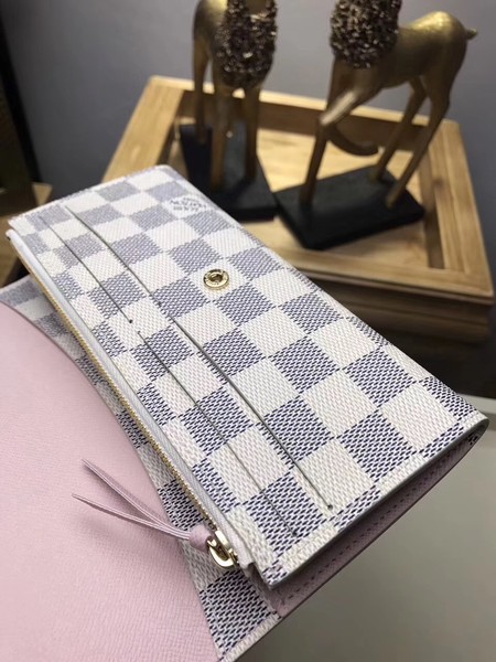 Louis Vuitton Outlet Damier Azur wallet M61625 pink