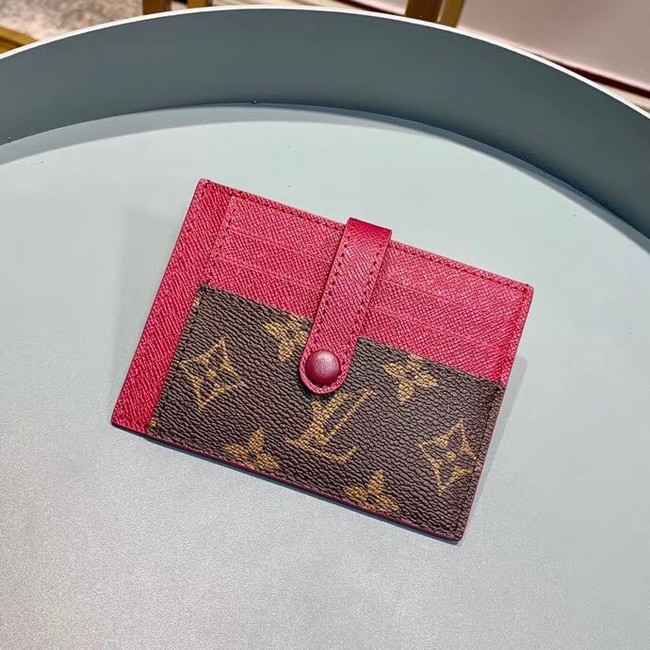 Louis Vuitton Outlet Monogram Canvas Card Holder M61730 Purple