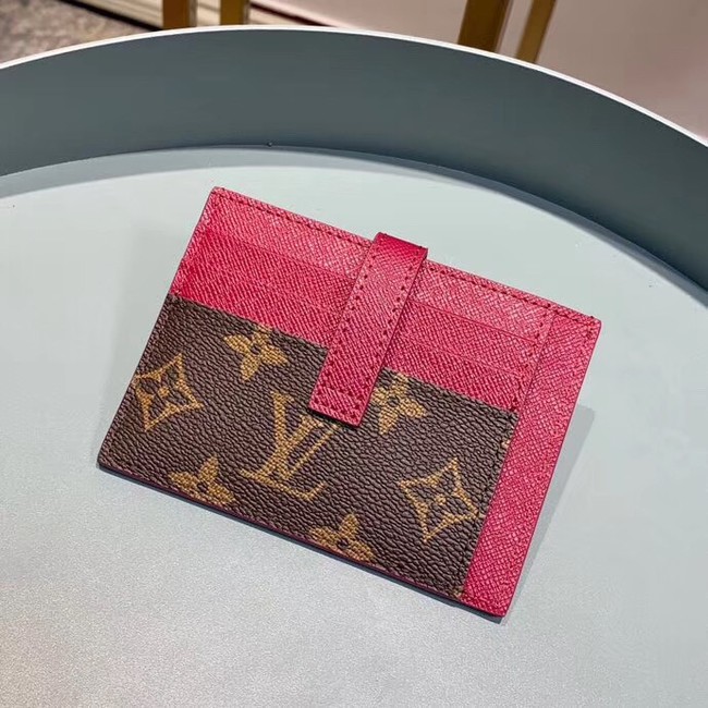 Louis Vuitton Outlet Monogram Canvas Card Holder M61730 Purple