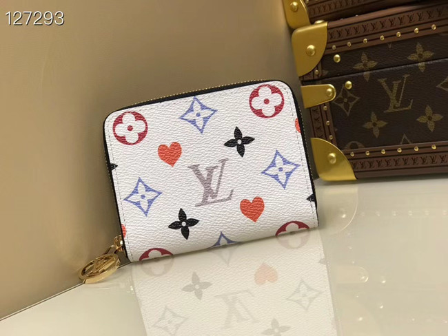 Louis Vuitton Outlet GAME ON ZIPPY COIN PURSE M80305 white