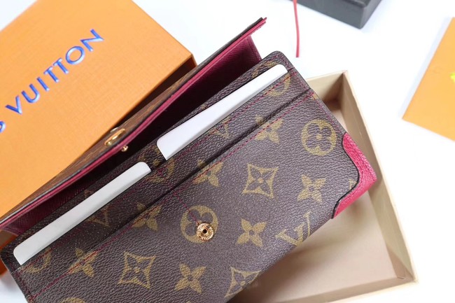 Louis Vuitton Outlet CAISSA WALLET N61184 fuchsia