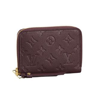 Louis Vuitton Outlet Monogram Empreinte Secret Compact Wallet M93429 Purple red