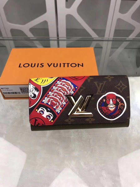 Louis Vuitton Outlet original monogram canvas wallet M67260