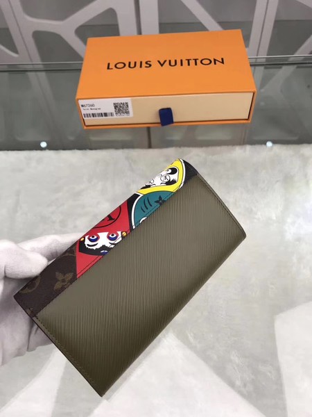 Louis Vuitton Outlet original monogram canvas wallet M67260