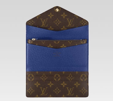 Louis Vuitton Outlet handbag monogram canvas josephine wallet m60164 (blue)