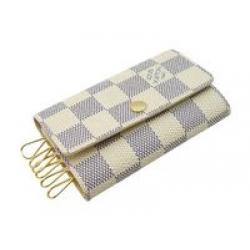 Louis Vuitton Outlet Damier Azur 6 Key Holder N61745