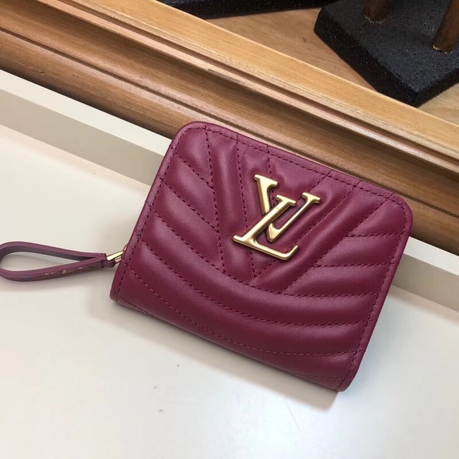 Louis Vuitton Outlet NEW WAVE COMPACT WALLET M63789 fuchsia