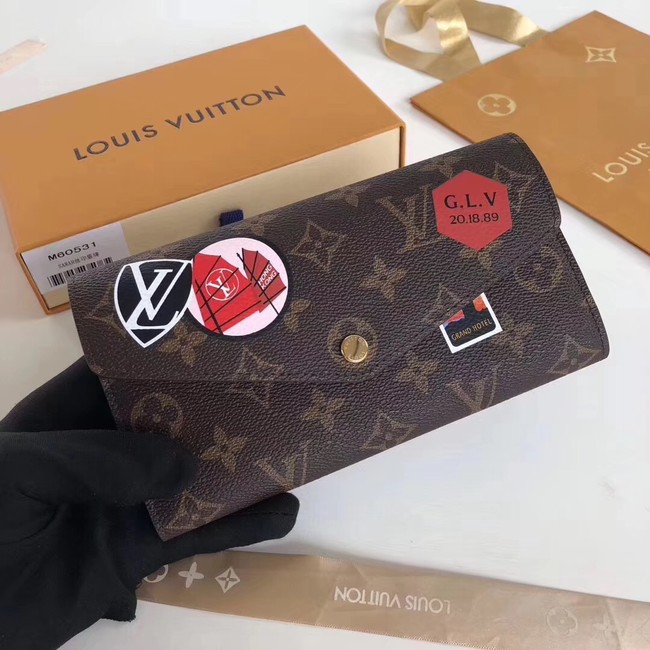 Louis Vuitton Outlet original SARAH WALLET MY Louis Vuitton Outlet WORLD TOUR M60531