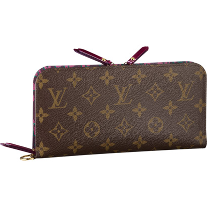 Louis Vuitton Outlet M60103 Monogram Canvas Portefeuille Insolite Leopard Rouge Fauviste