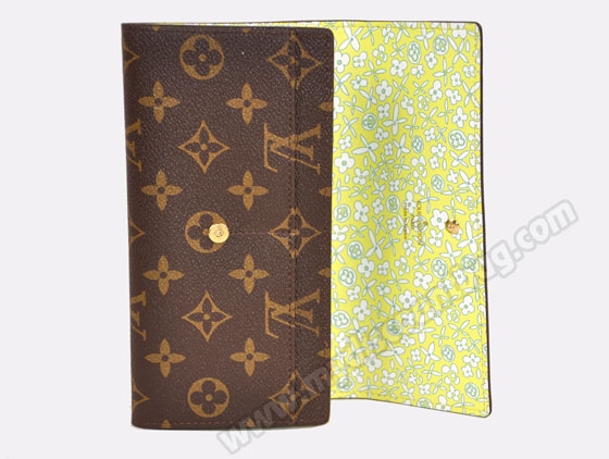 Louis Vuitton Outlet handbag monogram canvas sarah wallet fleuri m60234 (vert)