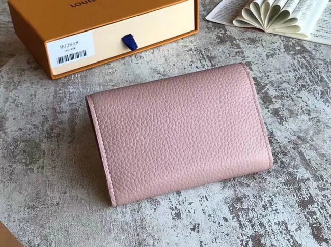 Louis Vuitton Outlet original CAPUCINES COMPACT WALLET M62564 pink